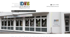 Desktop Screenshot of dierkes-dws.de